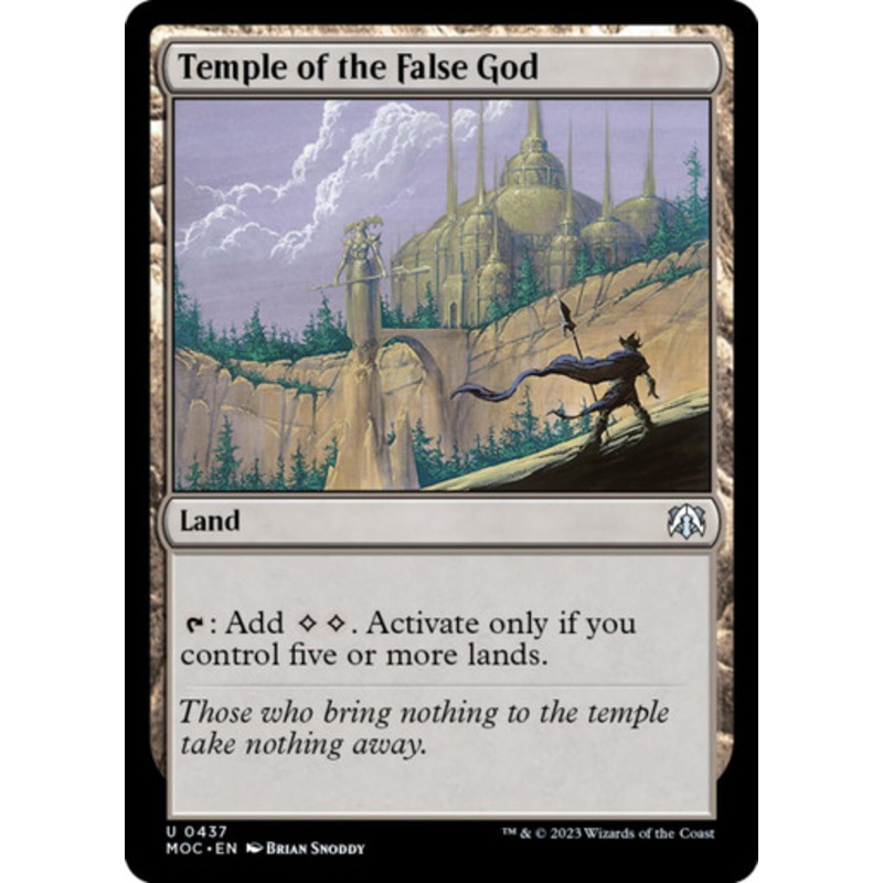 Temple of the False God | March of the Machine Commander
