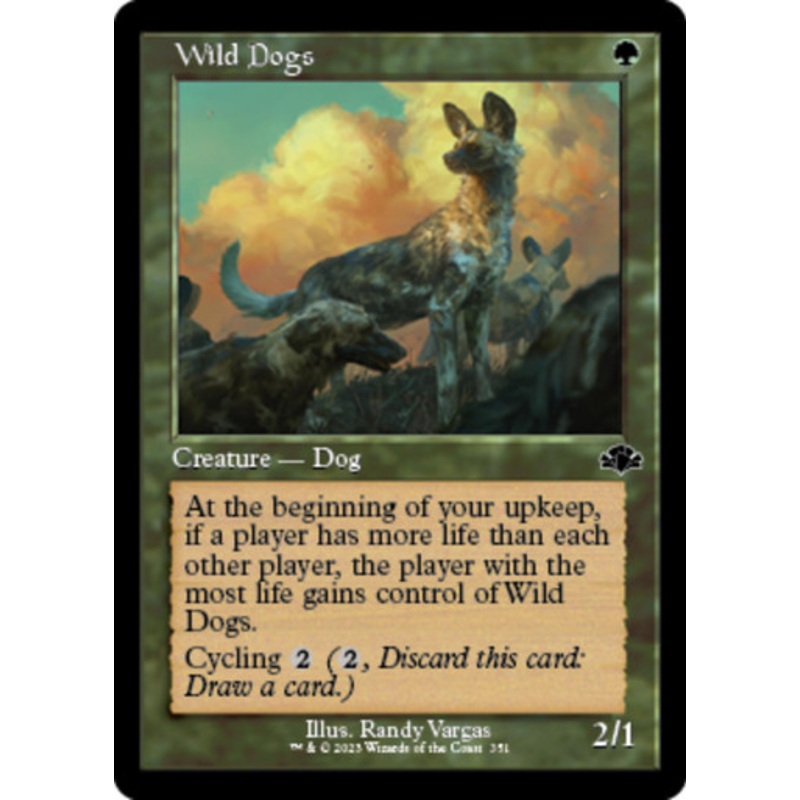 Wild Dogs (Retro Frame foil) | Dominaria Remastered