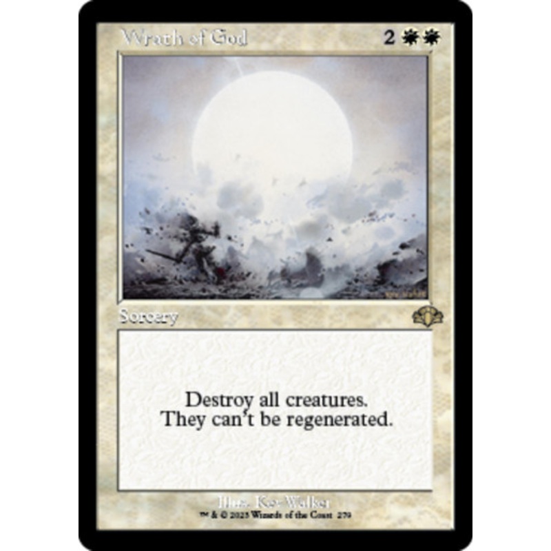 Wrath of God (Retro Frame foil)