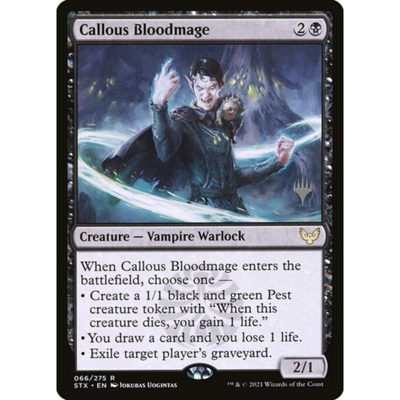 Callous Bloodmage (Promo Pack non-foil) | Strixhaven: School of Mages