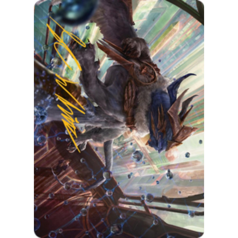 Change of Plans (#52) Art Card (Gold Signature) | Streets of New Capenna