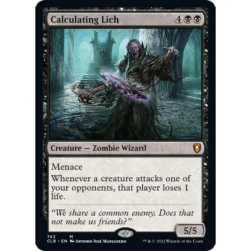 Calculating Lich | Commander Legends: Battle for Baldur’s Gate