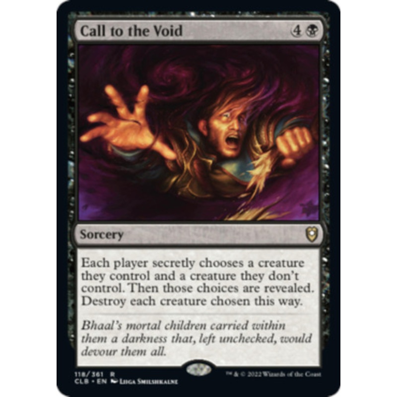 Call to the Void (foil) | Commander Legends: Battle for Baldur’s Gate