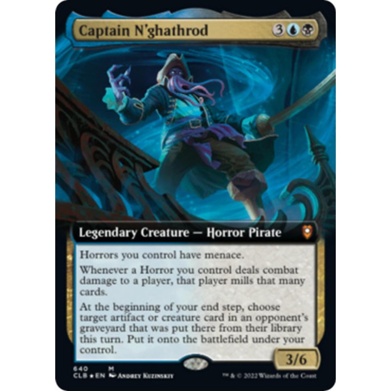 Captain N’ghathrod (Extended Art) | Commander Legends: Battle for Baldur’s Gate