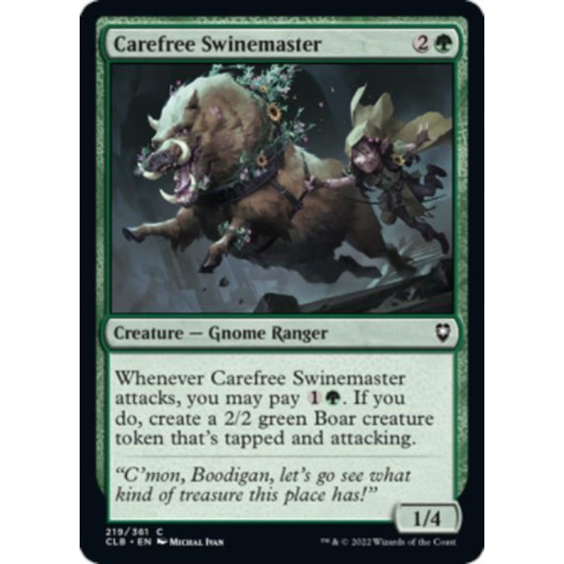 Carefree Swinemaster | Commander Legends: Battle for Baldur’s Gate