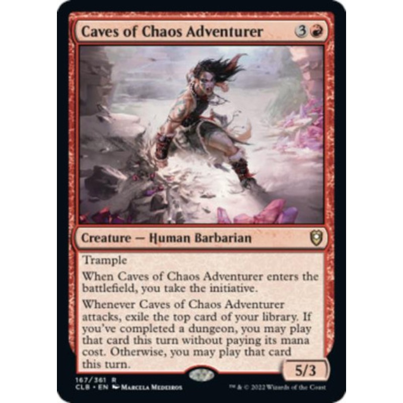Caves of Chaos Adventurer (foil) | Commander Legends: Battle for Baldur’s Gate
