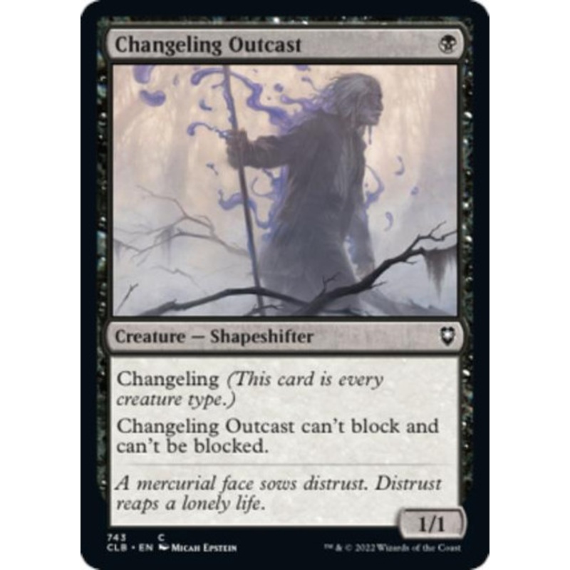 Changeling Outcast | Commander Legends: Battle for Baldur’s Gate