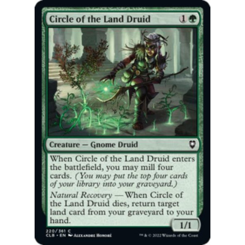 Circle of the Land Druid (foil) | Commander Legends: Battle for Baldur’s Gate