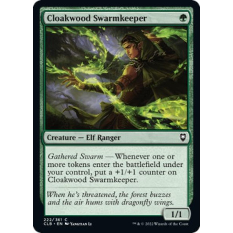 Cloakwood Swarmkeeper | Commander Legends: Battle for Baldur’s Gate