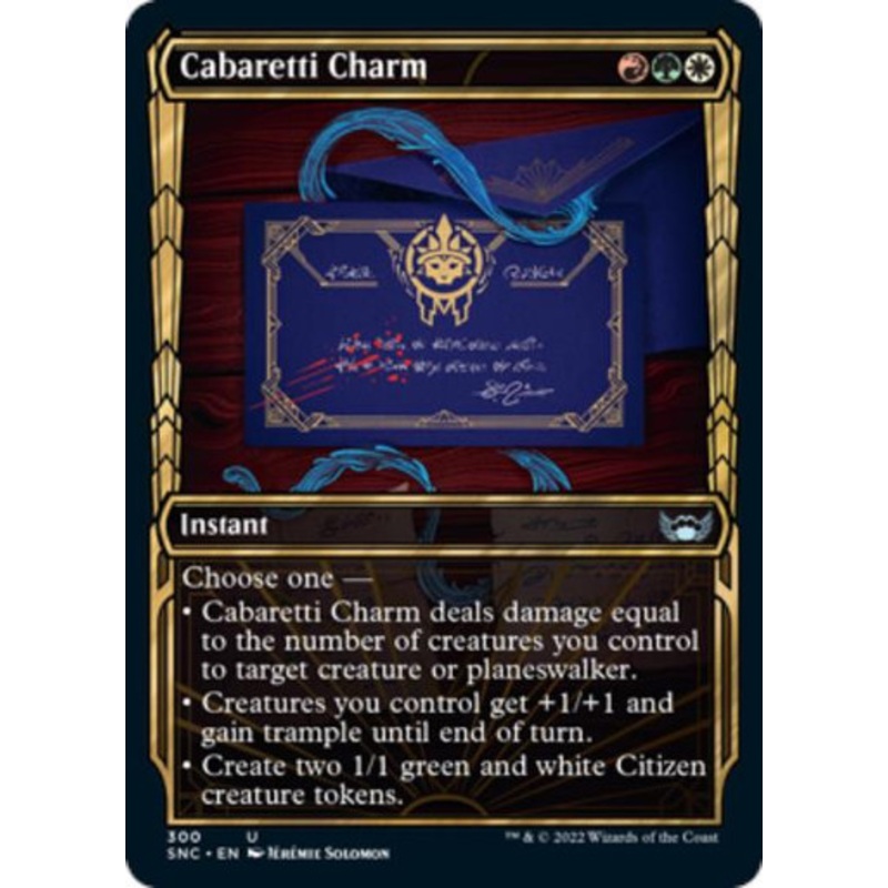 Cabaretti Charm (Golden Age Frame) (foil) | Streets of New Capenna