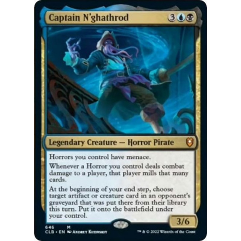 Captain N’ghathrod (foil) | Commander Legends: Battle for Baldur’s Gate