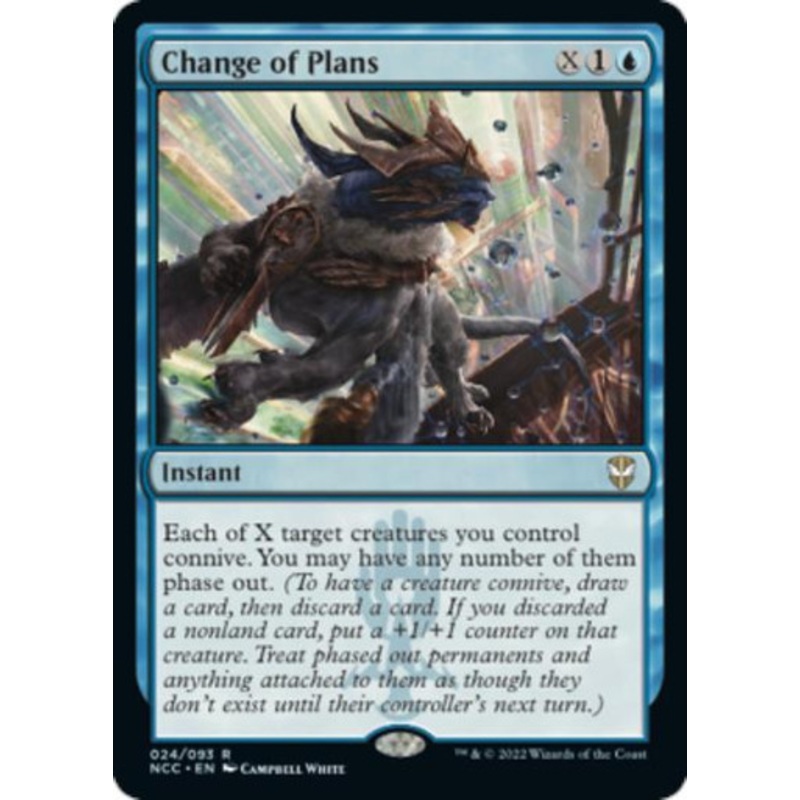 Change of Plans | Streets of New Capenna Commander