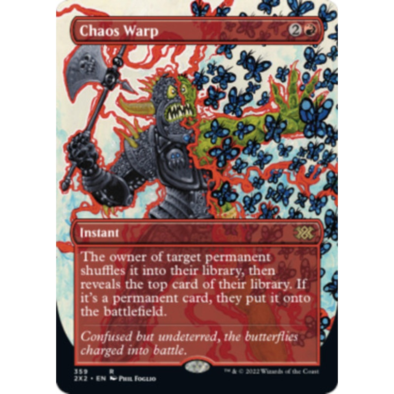 Chaos Warp (Borderless Art) | Double Masters 2022