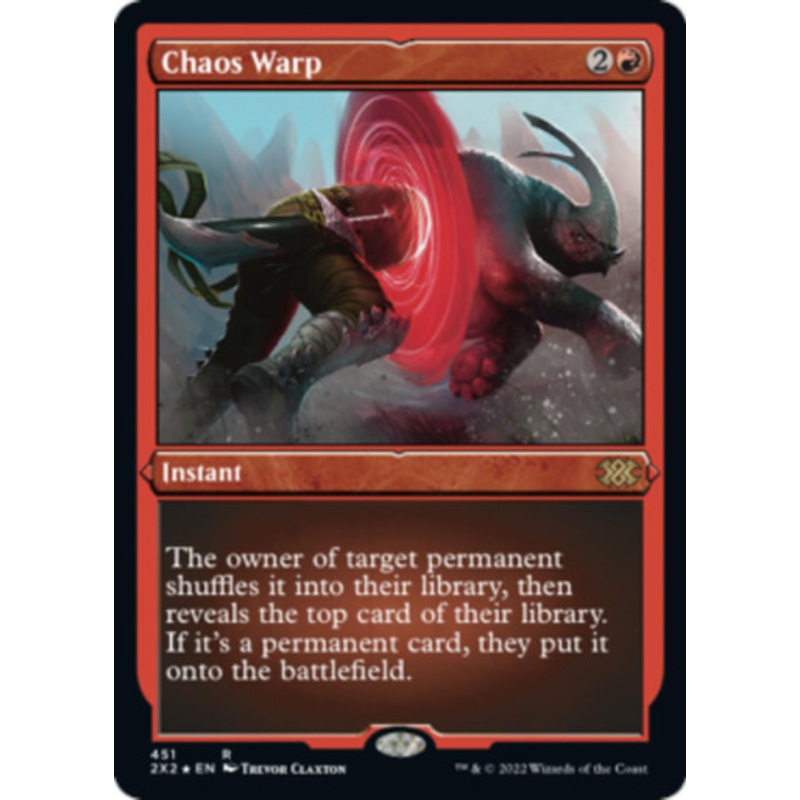 Chaos Warp (Etched Foil) | Double Masters 2022