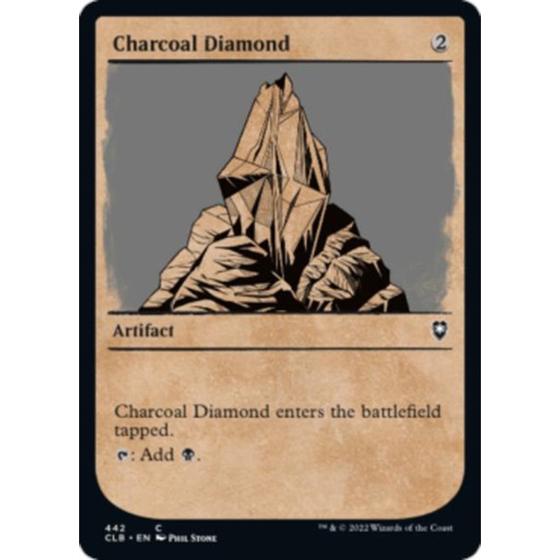 Charcoal Diamond (Rulebook Art) | Commander Legends: Battle for Baldur’s Gate