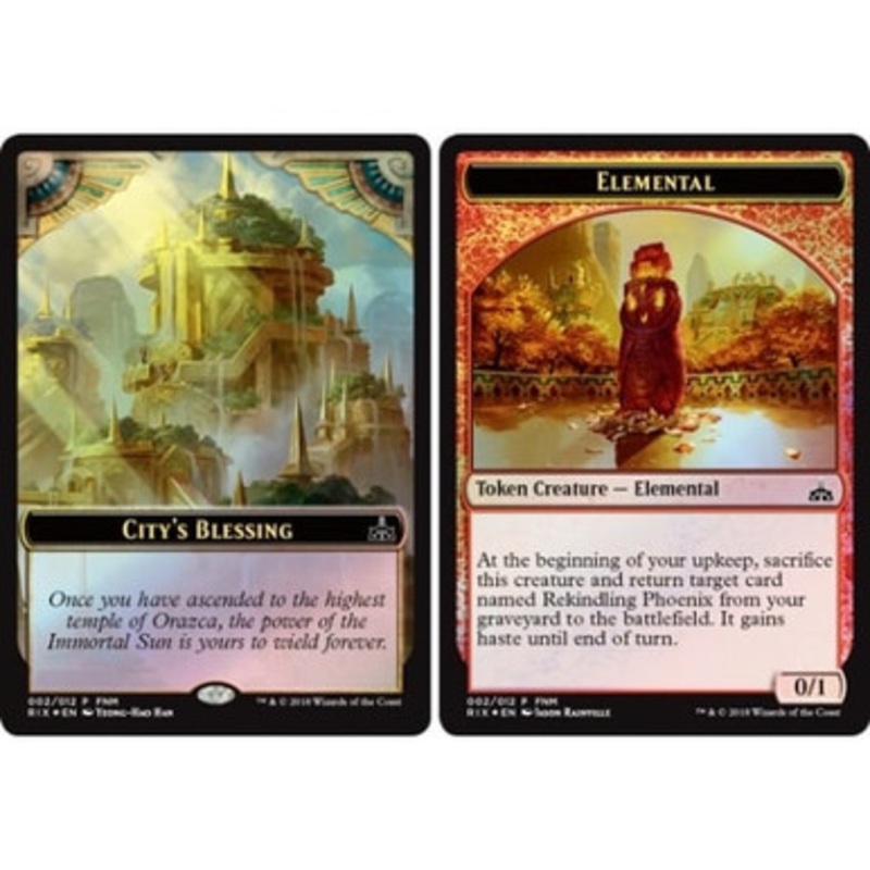 City’s Blessing / Elemental Token (Double-Faced FNM foil) | Promotional Cards