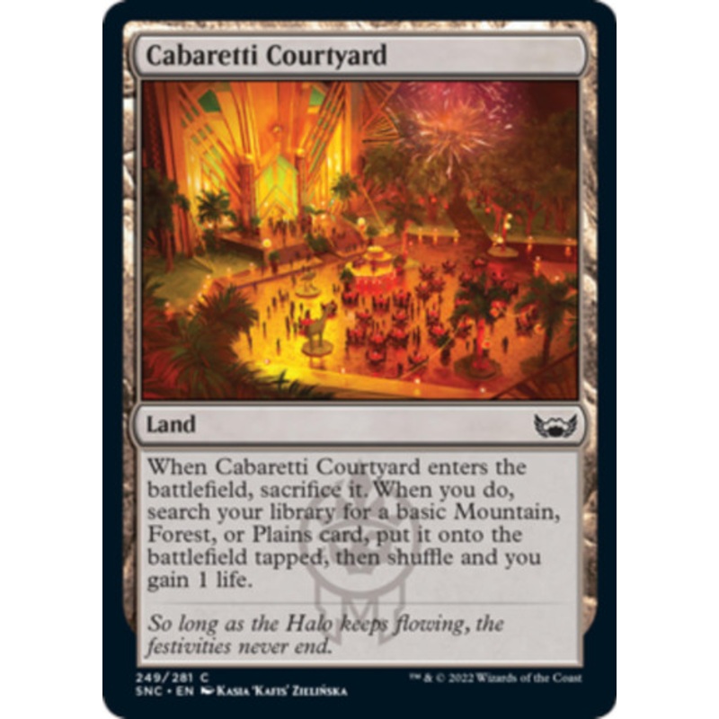 Cabaretti Courtyard (foil) | Streets of New Capenna