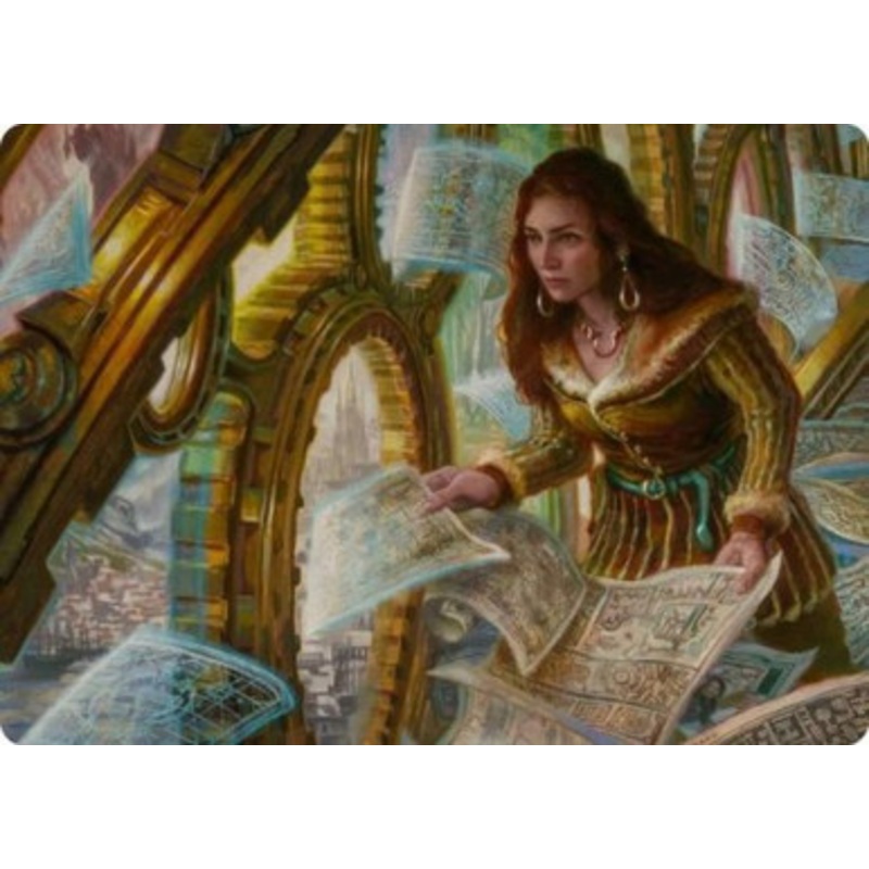 Cartographer’s Survey (#51) Art Card | Innistrad: Crimson Vow