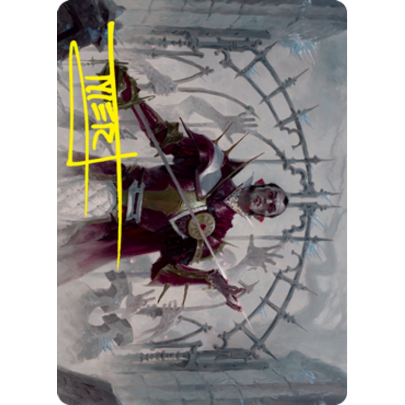 Cemetery Gatekeeper (#39) Art Card (Gold Signature) | Innistrad: Crimson Vow
