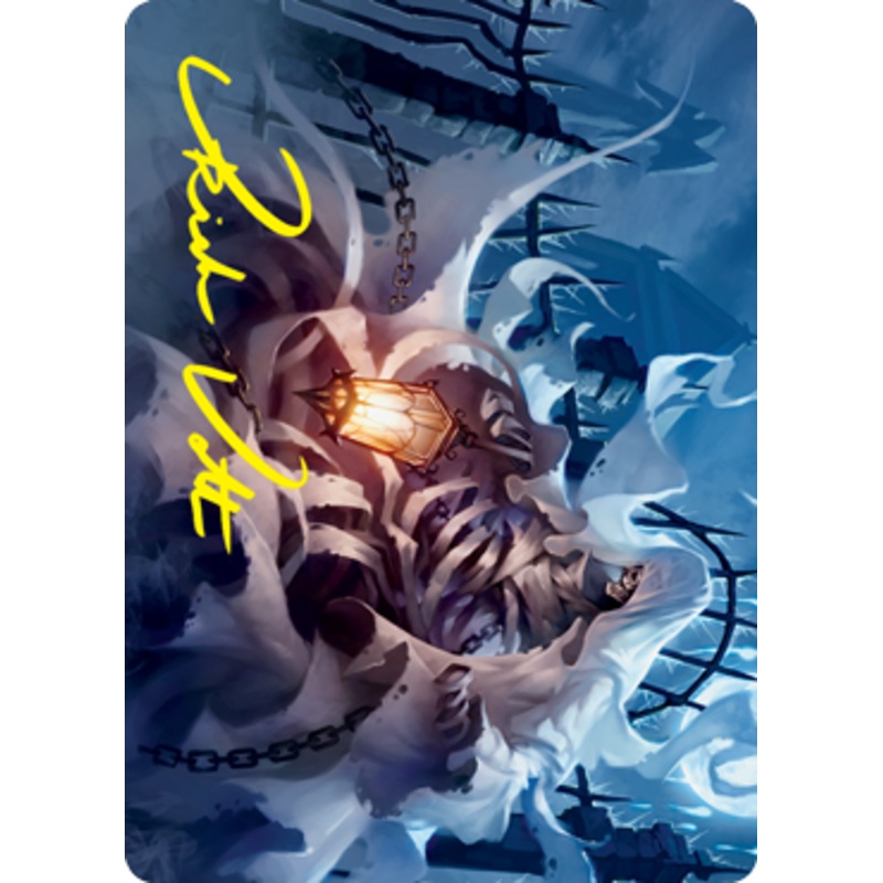 Cemetery Illuminator (#21) Art Card (Gold Signature) | Innistrad: Crimson Vow