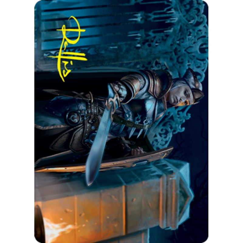 Cemetery Protector (#8) Art Card (Gold Signature) | Innistrad: Crimson Vow