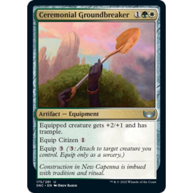 Ceremonial Groundbreaker (foil) | Streets of New Capenna