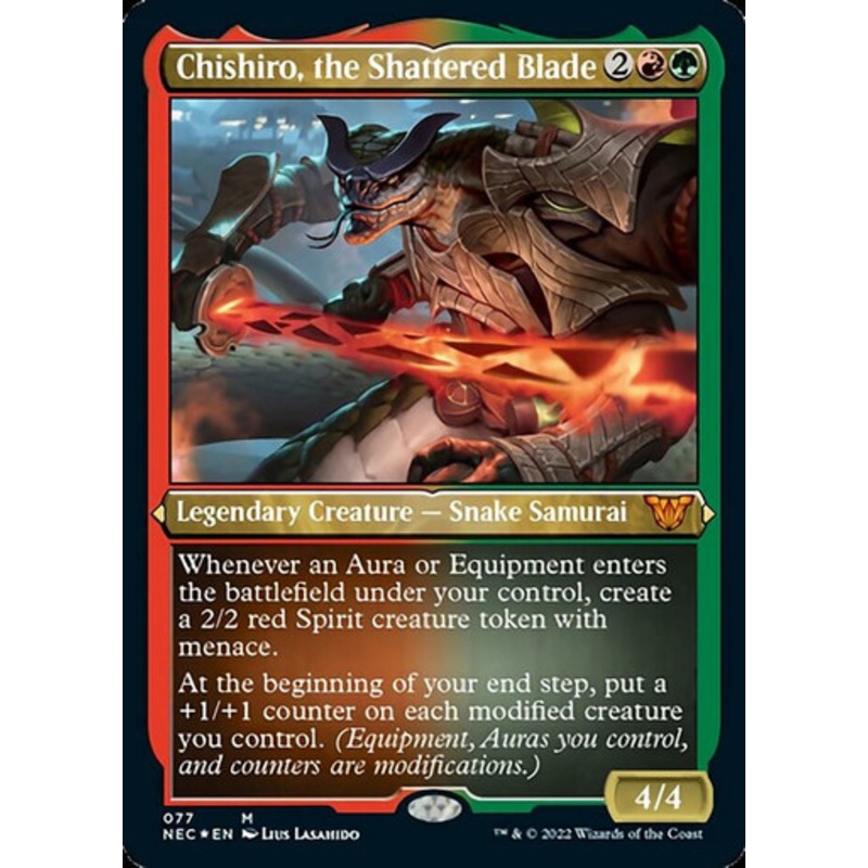 Chishiro, the Shattered Blade (Etched Foil Display Commander)