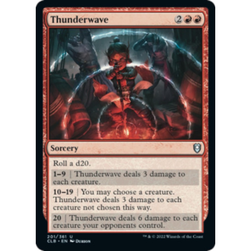 Thunderwave (foil) | Commander Legends: Battle for Baldur’s Gate