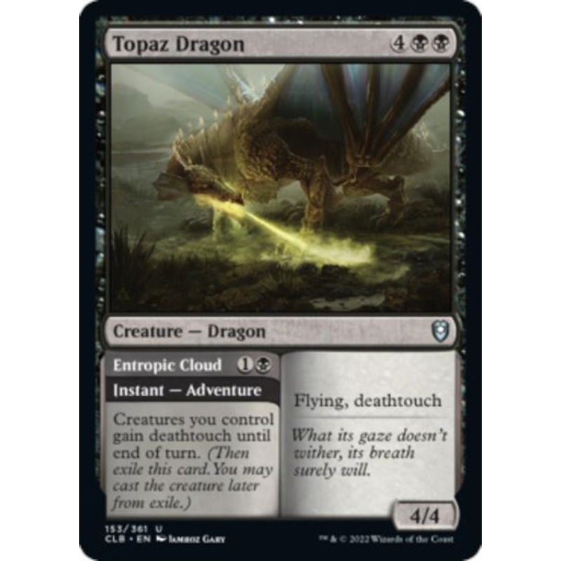 Topaz Dragon | Commander Legends: Battle for Baldur’s Gate