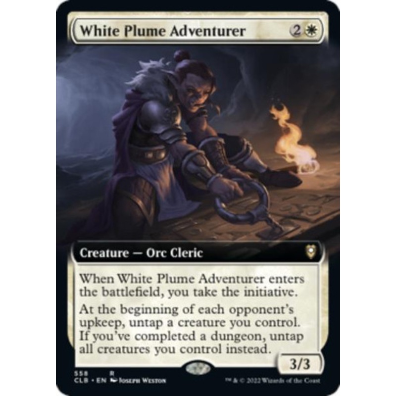 White Plume Adventurer (Extended Art) (foil)
