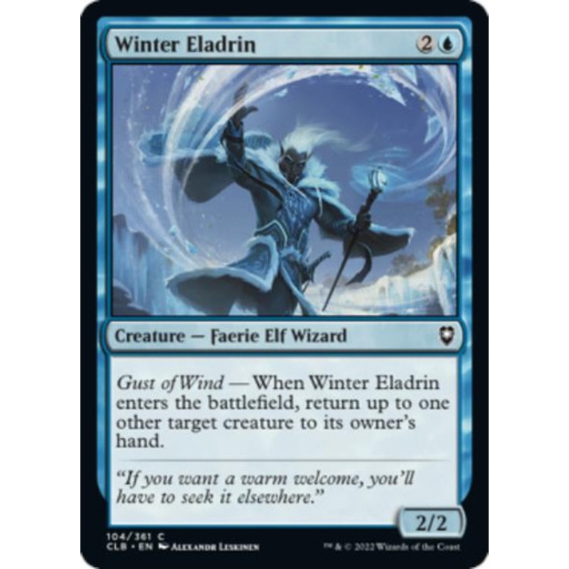 Winter Eladrin (foil) | Commander Legends: Battle for Baldur’s Gate