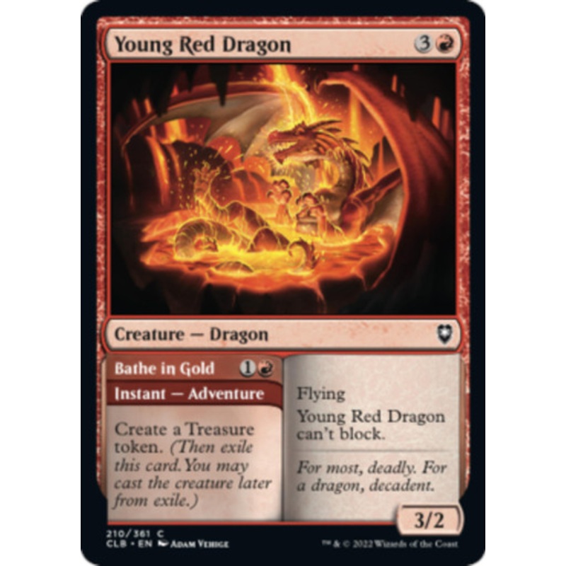 Young Red Dragon (foil) | Commander Legends: Battle for Baldur’s Gate