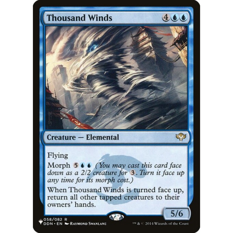 Thousand Winds (The List Reprint) | Duel Decks: Speed vs. Cunning