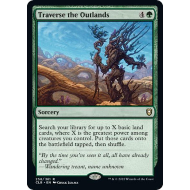 Traverse the Outlands (foil) | Commander Legends: Battle for Baldur’s Gate