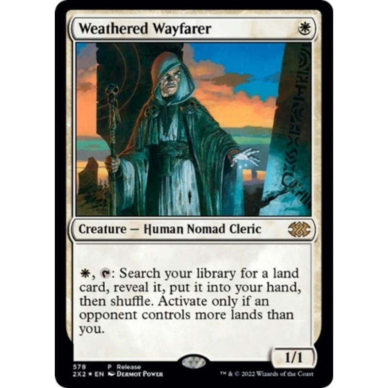 Weathered Wayfarer (Release Promo Foil) | Double Masters 2022