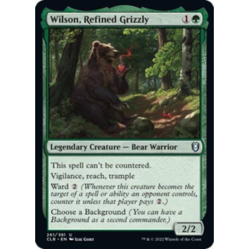 Wilson, Refined Grizzly | Commander Legends: Battle for Baldur’s Gate
