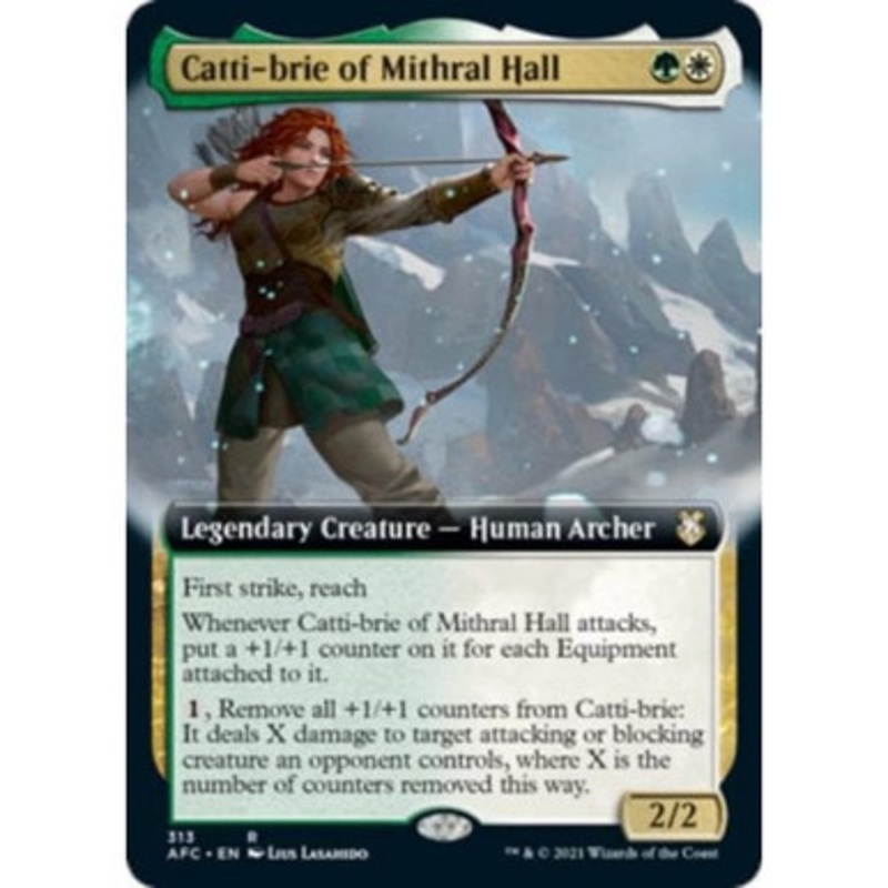 Catti-Brie of Mithral Hall (Extended Art) | Adventures in the Forgotten Realms Commander
