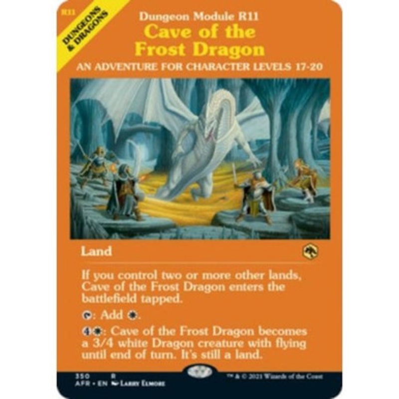 Cave of the Frost Dragon (Module Art) | Adventures in the Forgotten Realms