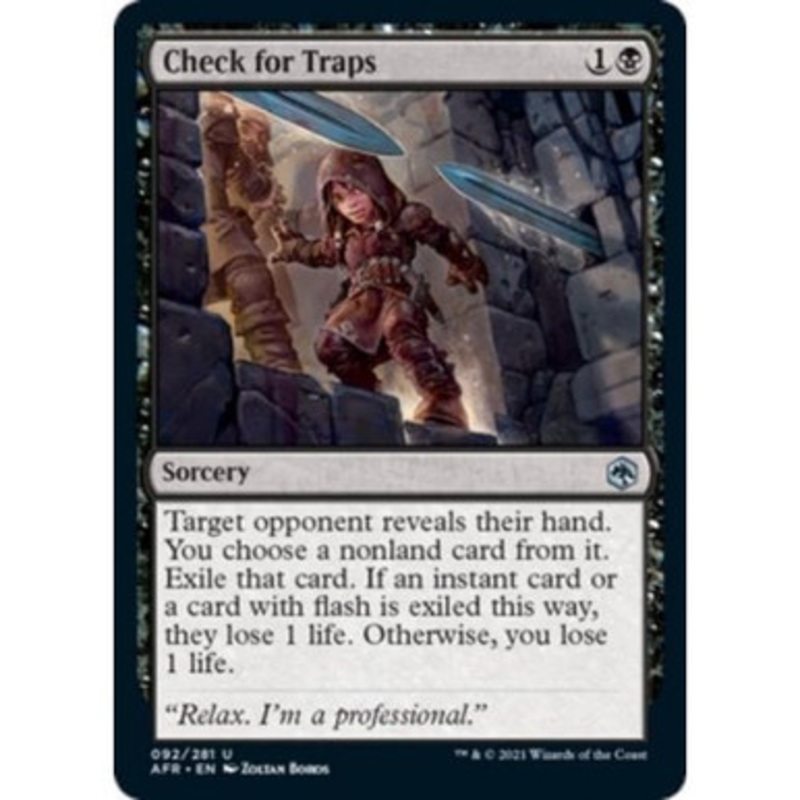 Check for Traps (foil) | Adventures in the Forgotten Realms