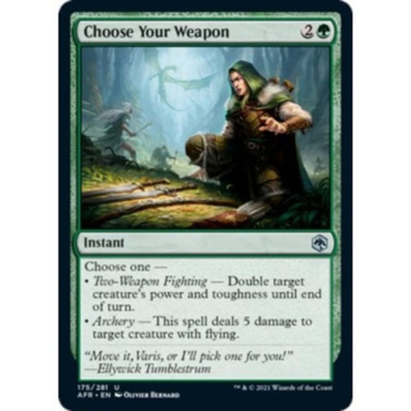 Choose Your Weapon (foil) | Adventures in the Forgotten Realms
