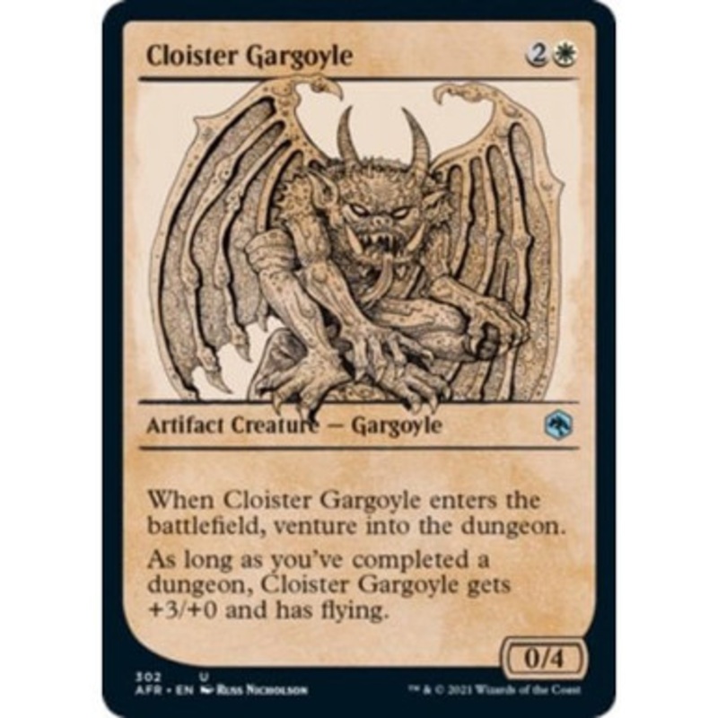 Cloister Gargoyle (Rulebook Art) | Adventures in the Forgotten Realms