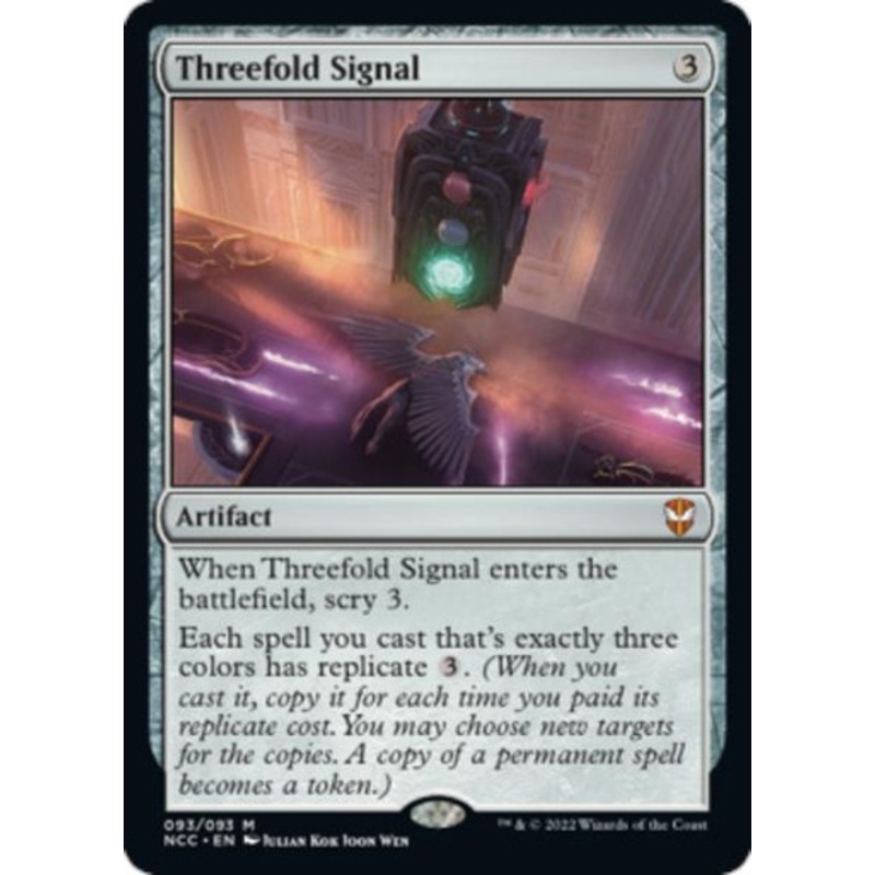 Threefold Signal | Streets of New Capenna Commander