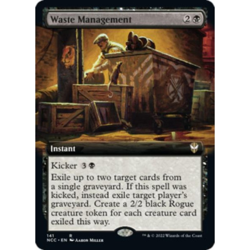 Waste Management (Extended Art) | Streets of New Capenna Commander