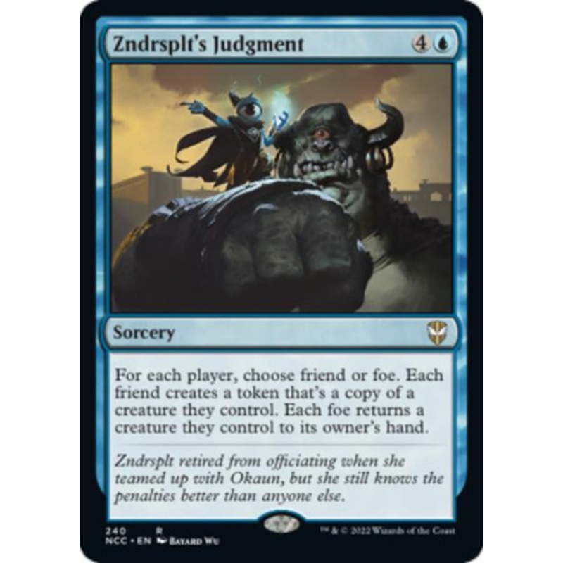 Zndrsplt’s Judgment | Streets of New Capenna Commander