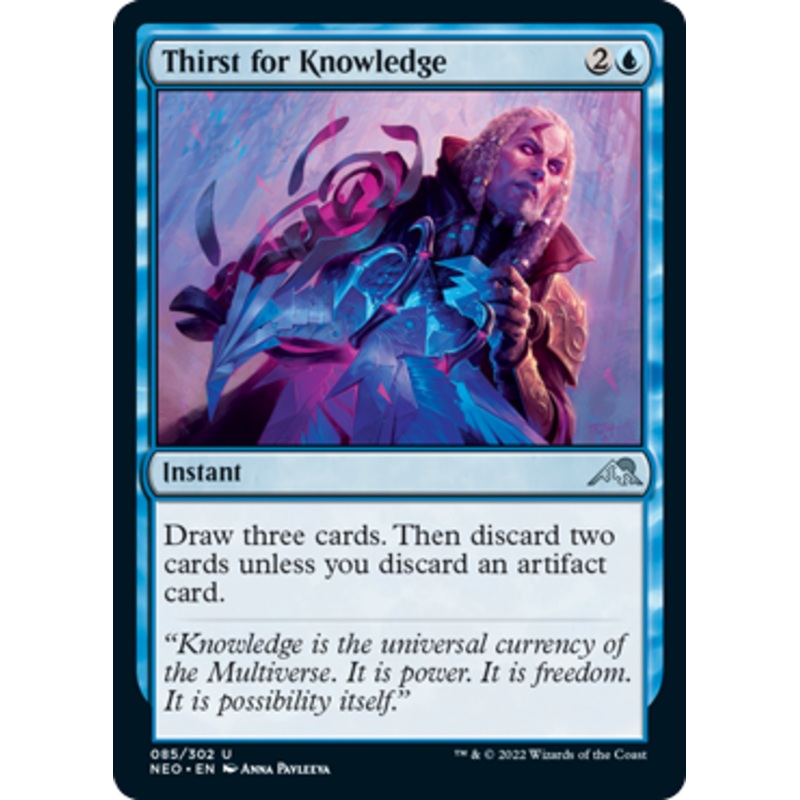 Thirst for Knowledge (foil) | Kamigawa: Neon Dynasty