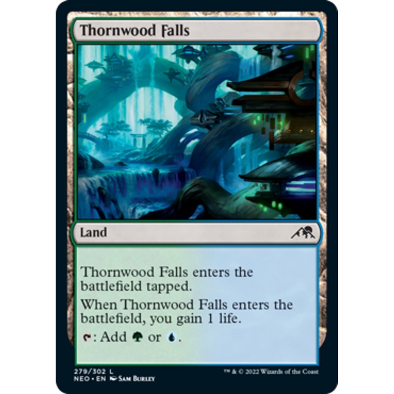 Thornwood Falls (foil) | Kamigawa: Neon Dynasty