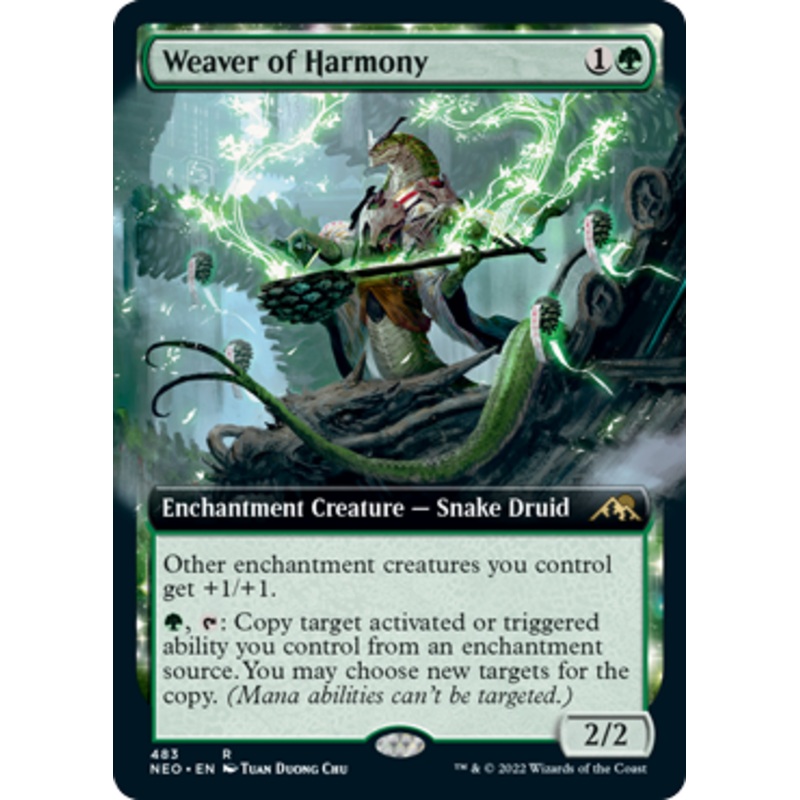 Weaver of Harmony (Extended Art) | Kamigawa: Neon Dynasty