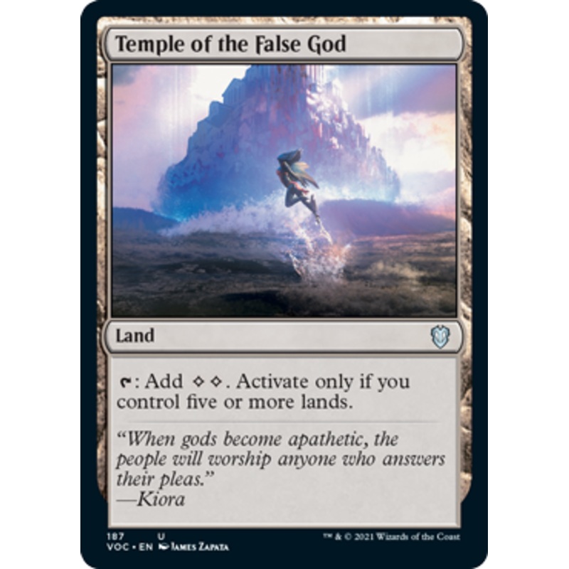 Temple of the False God | Innistrad: Crimson Vow Commander