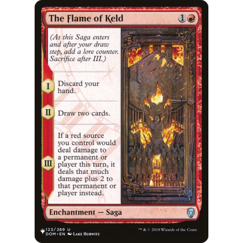 The Flame of Keld (The List Reprint) | Dominaria