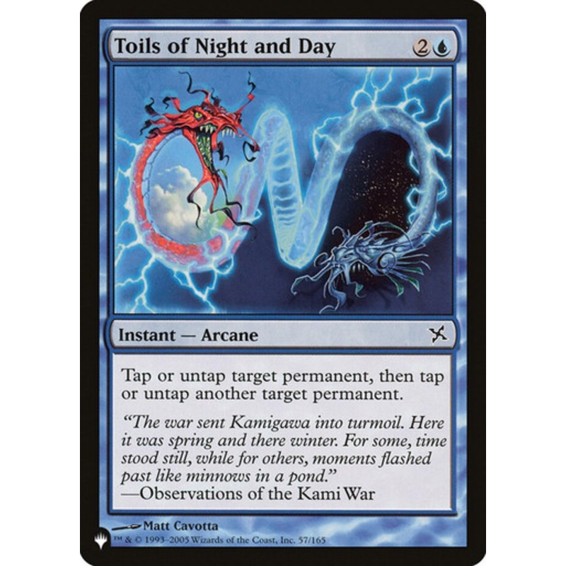 Toils of Night and Day (The List Reprint)